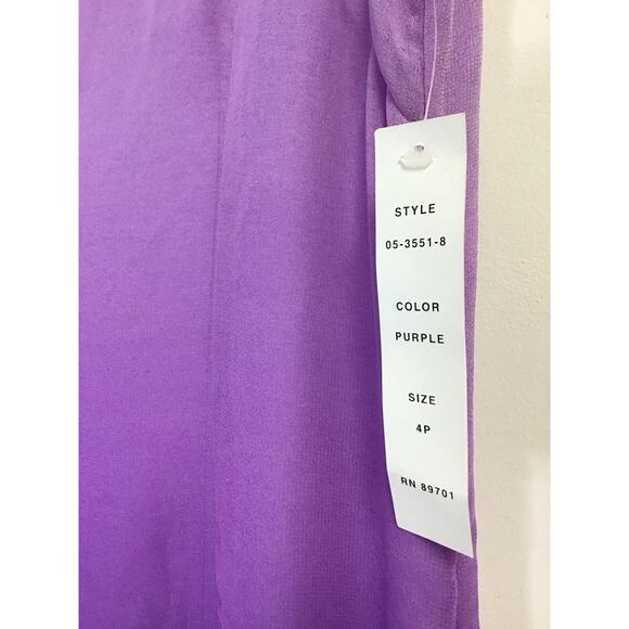 Victoria Holley Women's Purple Sleeveless Dress Size 4P - Picture 3 of 5